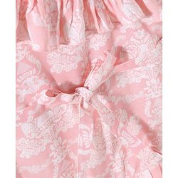 Babhyhug Cotton Woven Sleeveless Floral Printed Ethnic Dress - Pink