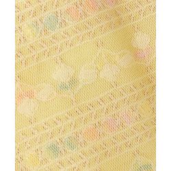 Babyhug Singlet Sleeves Woven Choli & Lehenga With Dupatta Floral Embroidery - Yellow
