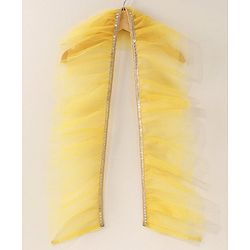 Babyhug Sleeveless Printed Choli Lehenga & Dupatta Set - Yellow
