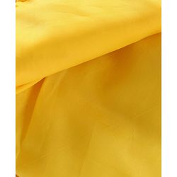 Babyhug Woven Full Sleeves Winter Jacket Solid - Yellow