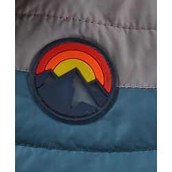 Babyhug Full Sleeves Quilted Jacket Colour Block Pattern - Multicolour