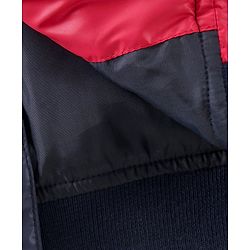 Babyhug Full Sleeves Color Block Bomber Jacket - Multicolor