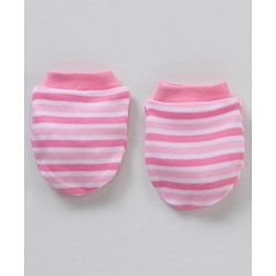 Babyhug 100% Cotton Mittens Set Multi Print Pack Of 3 - Multicolor