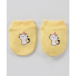 Babyhug 100% Cotton Mittens Set Multi Print Pack Of 3 - Multicolor
