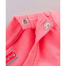 Babyhug Half Sleeves Solid T-Shirt - Pink