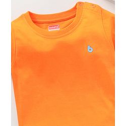 Babyhug Half Sleeves Solid T-Shirt - Pink