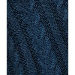 Babyhug Full Sleeves Knit Pullover Cable Knit Sweater - Navy Blue