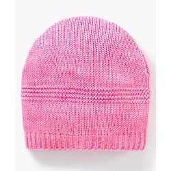 Babyhug Full Sleeves Baby Sweater Set With Cap Bunny Patch- Pink