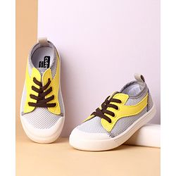 Cute Walk by Babyhug Slip-On Casual Shoes - Grey