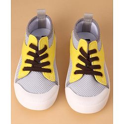 Cute Walk by Babyhug Slip-On Casual Shoes - Grey