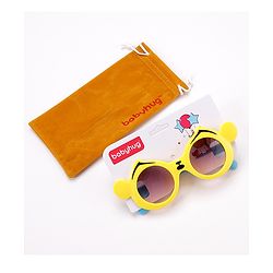 Babyhug Round Shape Sunglass  - Yellow
