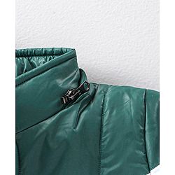 Babyhug Full Sleeves Color Block Hooded Jacket - Multicolor