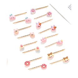 Babyhug Floral Hair Pins Pack of 16 - Multicolor