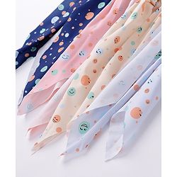 Babyhug Scrunchies Pack of 4 - Multicolour