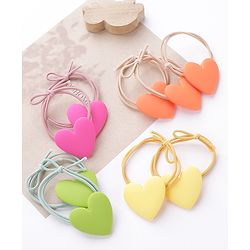 Babyhug Rubber Bands Set of 4 Pairs- Multicolor
