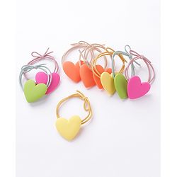 Babyhug Rubber Bands Set of 4 Pairs- Multicolor