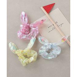 Babyhug Rubber Bands Knot Design Pack Of 3 - Multicolor