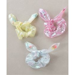 Babyhug Rubber Bands Knot Design Pack Of 3 - Multicolor
