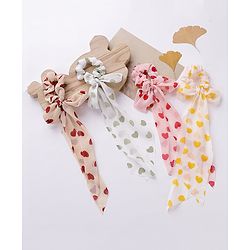 Babyhug Scrunchies Pack of 4 - Multicolour