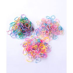Babyhug Free Size Rubber Bands Sets of 3 - Multicolor