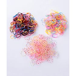 Babyhug Free Size Rubber Bands Sets of 3 - Multicolor