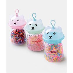 Babyhug Free Size Rubber Bands Sets of 3 - Multicolor
