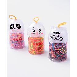 Babyhug Free Size Rubber Bands Sets of 3 - Multicolor