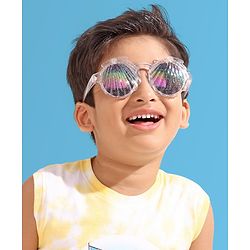 Babyhug Free Size Shell Shape Sunglasses - White
