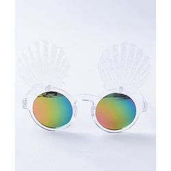 Babyhug Free Size Shell Shape Sunglasses - White