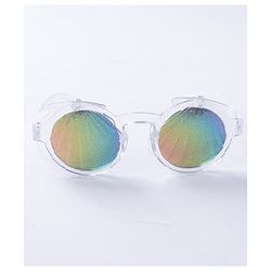Babyhug Free Size Shell Shape Sunglasses - White