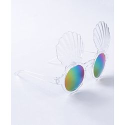 Babyhug Free Size Shell Shape Sunglasses - White