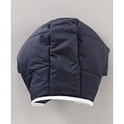 Babyhug Full Sleeves Hooded Fashion Heavy Winter Color Blocked Jacket - Blue