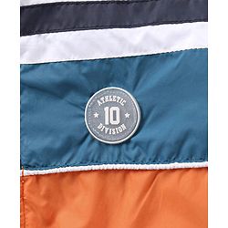 Babyhug Full Sleeves Jacket Color Block Design- Multicolour