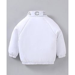 Babyhug Full Sleeves Jacket Color Block Print- Multicolor