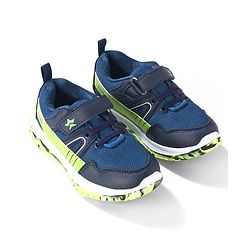 Cute Walk by Babyhug Color Block Sports Shoes with Velcro Closure - Blue