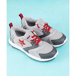 Cute Walk by Babyhug Slip On Color Block Sneakers - Grey