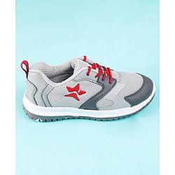 Cute Walk by Babyhug Slip On Color Block Sneakers - Grey