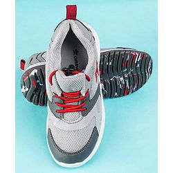 Cute Walk by Babyhug Slip On Color Block Sneakers - Grey