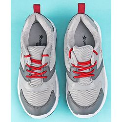 Cute Walk by Babyhug Slip On Color Block Sneakers - Grey