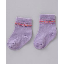 Cute Walk by Babyhug Ankle Length Antibacterial Socks Pack Of 3 - Multicolur