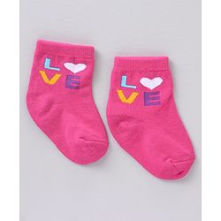 Cute Walk by Babyhug Cotton Knit Regular Length Antibacterial Socks Multiple Designs Pack Of 5 - Multicolour