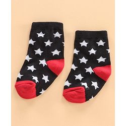 Cutewalk by Babyhug Ankle Length Anti-bacterial Cotton Blend Knit Socks Design Pack of 3 - Multicolour