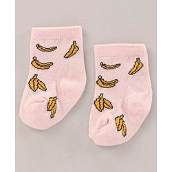 Cute Walk by Babyhug Ankle Length Antibacterial Socks Printed Pack Of 3 - Multicolour