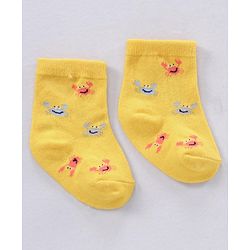 Cute Walk by Babyhug Ankle Length Antibacterial Socks Pack Of 3 - Multicolor