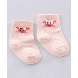 Cute Walk by Babyhug Ankle Length Antibacterial Socks Pack Of 3 - Multicolor