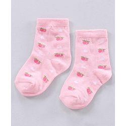Cute Walk by Babyhug Ankle Length Anti-Bacterial Socks Multi Pattern Pack Of 3 - Multicolor