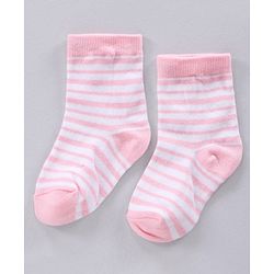 Cute Walk by Babyhug Ankle Length Anti-Bacterial Socks Multi Pattern Pack Of 3 - Multicolor