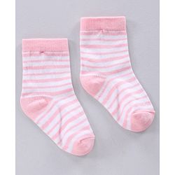 Cute Walk by Babyhug Ankle Length Anti-Bacterial Socks Multi Pattern Pack Of 3 - Multicolor