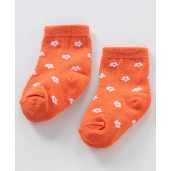 Cute Walk by Babyhug Ankle Length Anti-Bacterial Socks Multi Pattern Pack Of 3 - Multicolor