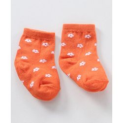 Cute Walk by Babyhug Ankle Length Anti-Bacterial Socks Multi Pattern Pack Of 3 - Multicolor